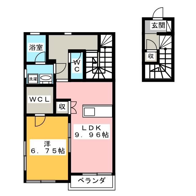 ディアス峰ヶ丘Ｄの間取り