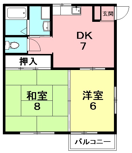 パクス塚本の間取り