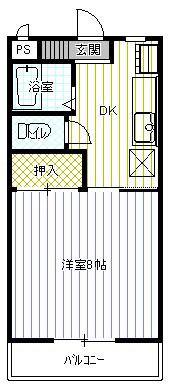 セレッソ赤坂の間取り