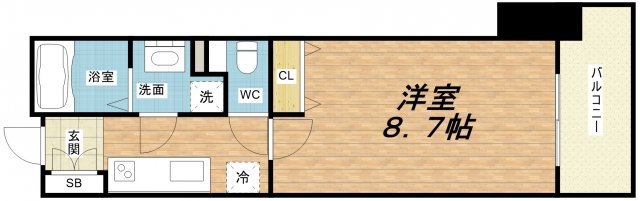 エスポルテ福島の間取り