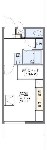 レオパレスＭ．Ｎの間取り