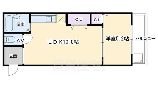 セントラル修学院の間取り