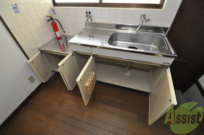 洗面設備　収納オープン