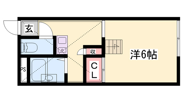 サニーフラット構の間取り