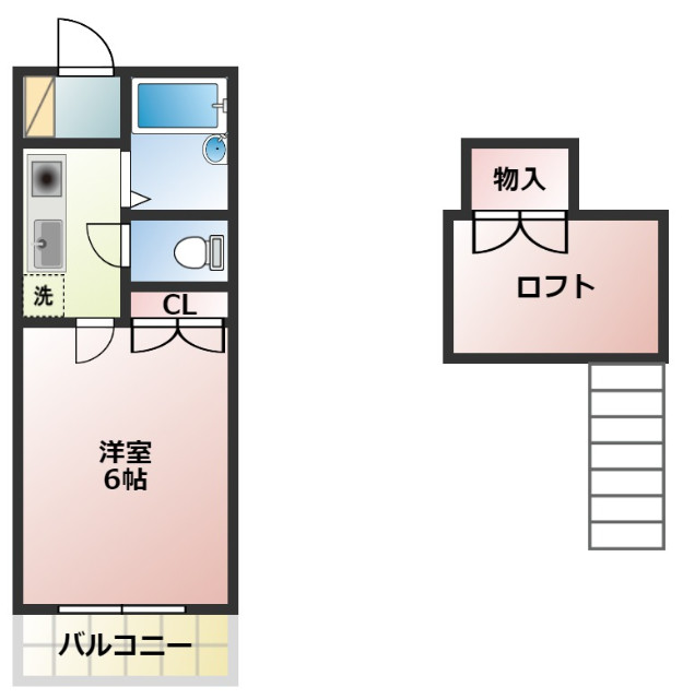 サンライフ荻原22の間取り