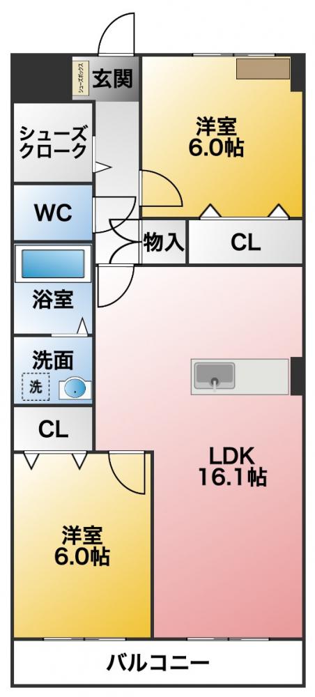 Ｂｌｕｅ　ｇｒａｓｓの間取り