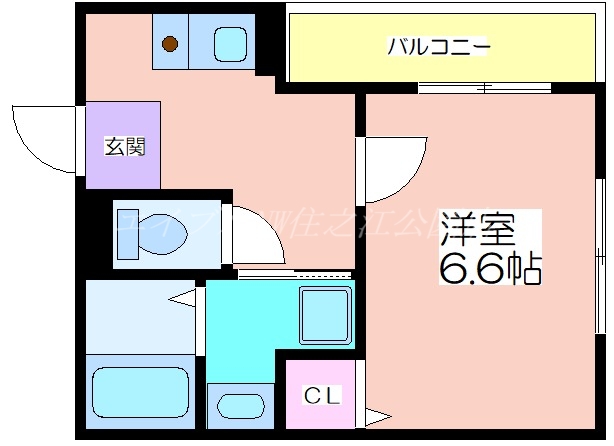 クリアフェリオ住吉の間取り