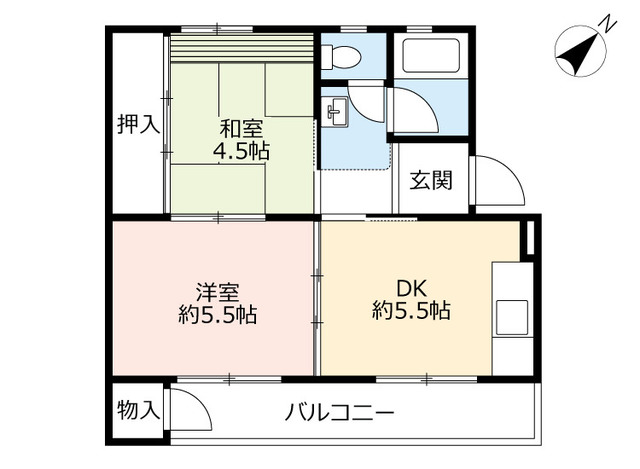 ＵＲ藤山台の間取り