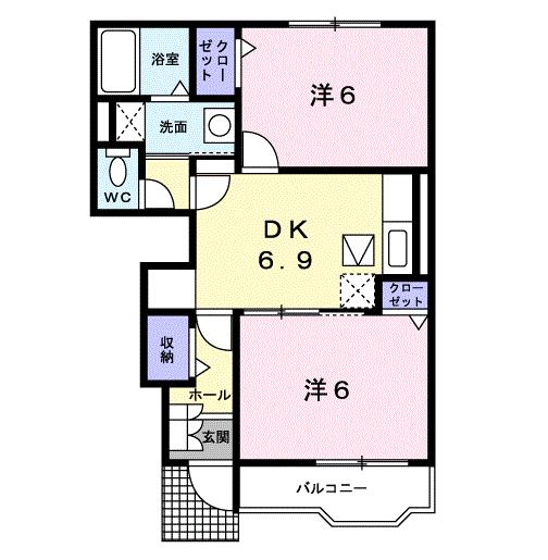 グランソレイユの間取り