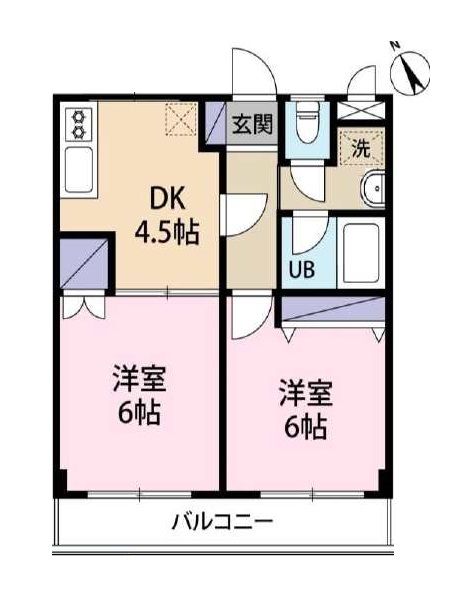 ワコーレエレガンス春日部第１の間取り