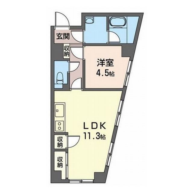 エイトク上大岡の間取り