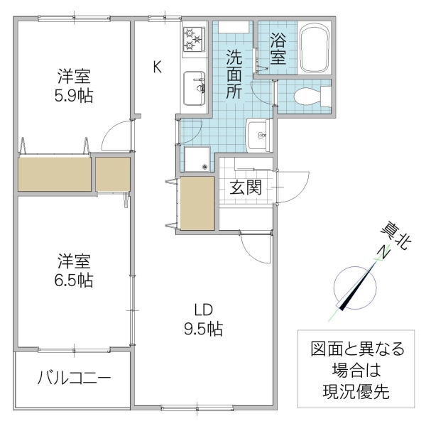 パルティール IIの間取り