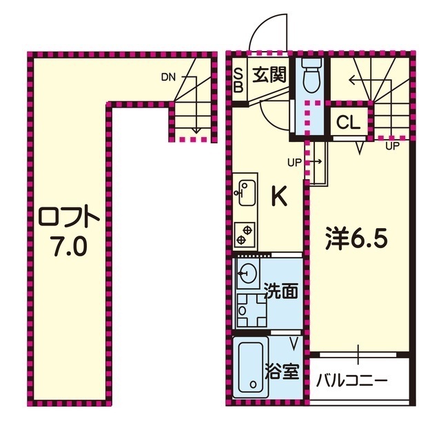 アドバンスKASHIMAの間取り