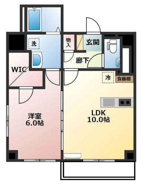 アクシルコート星井町の間取り