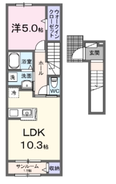 コンフォート ピルツの間取り