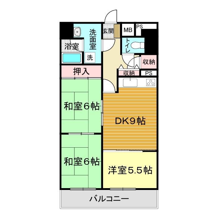 グローバル下関の間取り