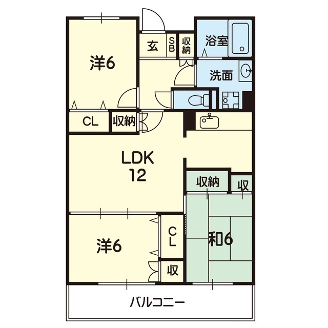 ノーブルハウス熊本の間取り