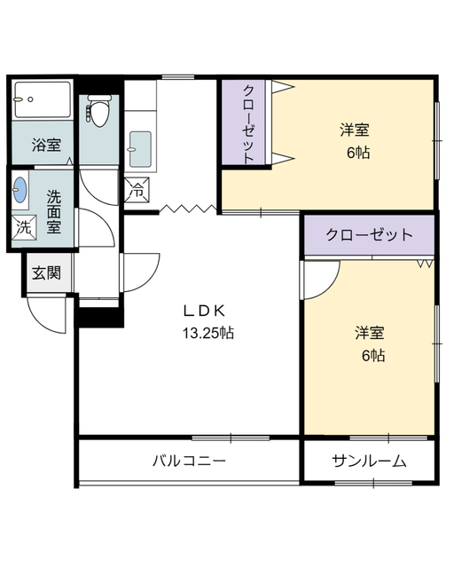 グロリアスの間取り