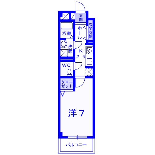 春日部市粕壁のマンションの間取り