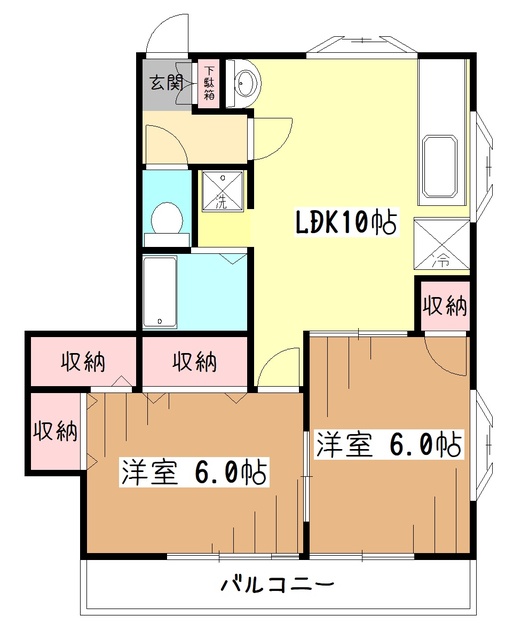 それいゆ一ツ橋壱番館の間取り