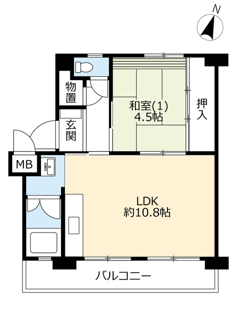 ＵＲ千葉幸町の間取り