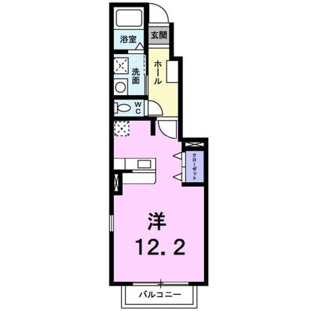 ハウス　クレメント　Ａの間取り