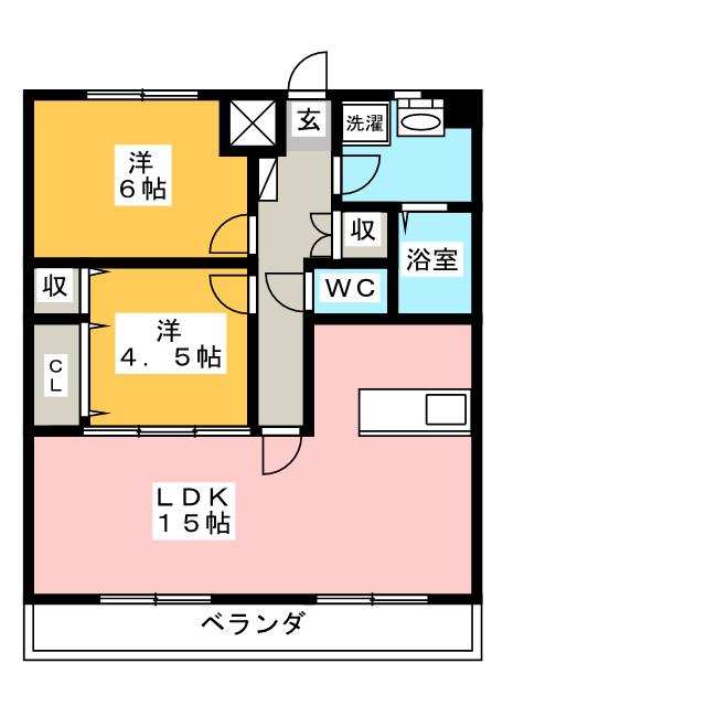 【竹中ビルの間取り】