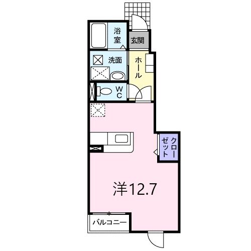 エルム　プラシード　２号館の間取り