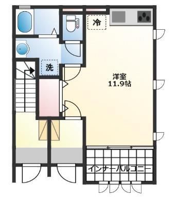 カーサ　カリーノの間取り