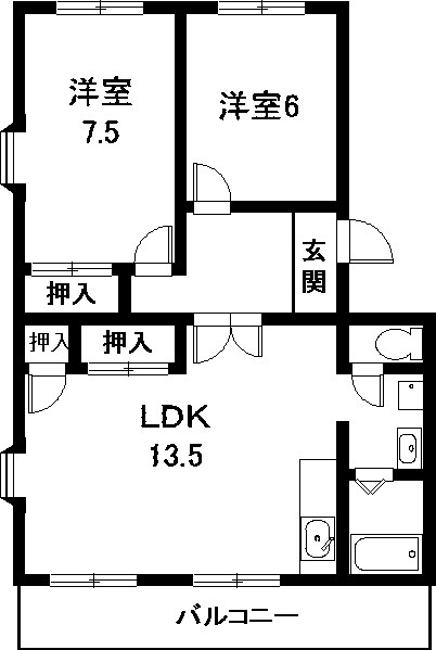 ジュネス犬山の間取り