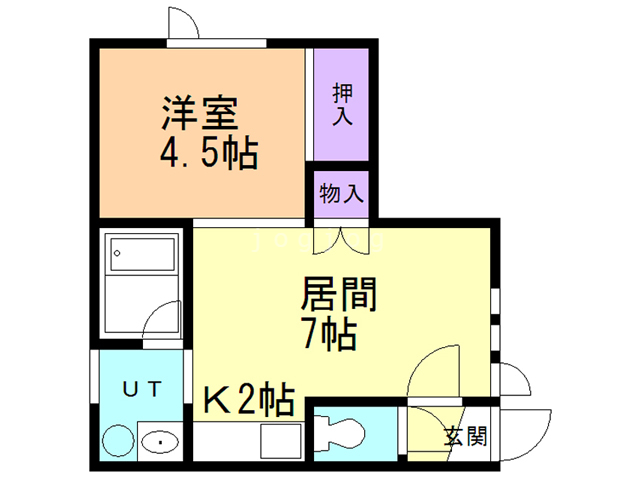 ＲＥＰＯＳなよろの間取り