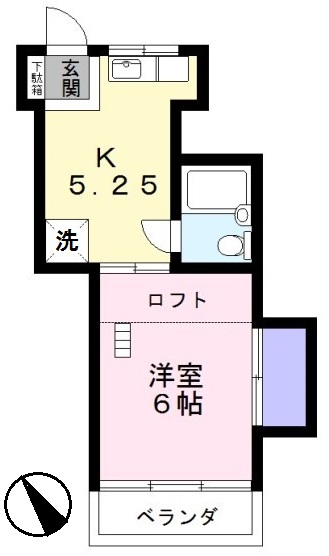 コーポモリオカの間取り