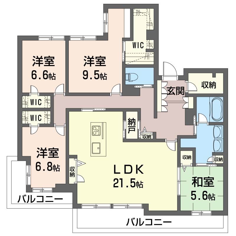 クオリスタの間取り