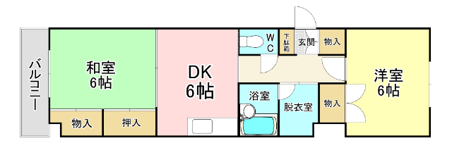 Ｊ－フィールドの間取り