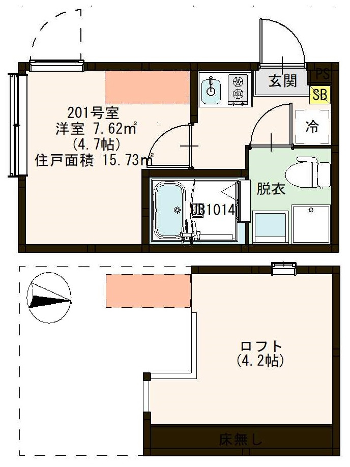 メゾン・ボヌール江戸川の間取り