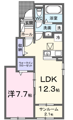 パルムIIIの間取り