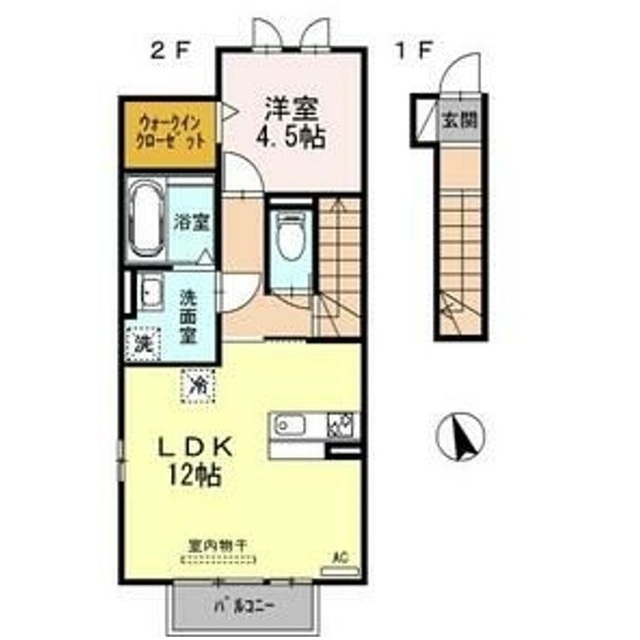 ローズコート上耕地IIの間取り