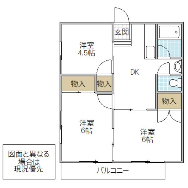 メモリアルレジデンス　B棟の間取り