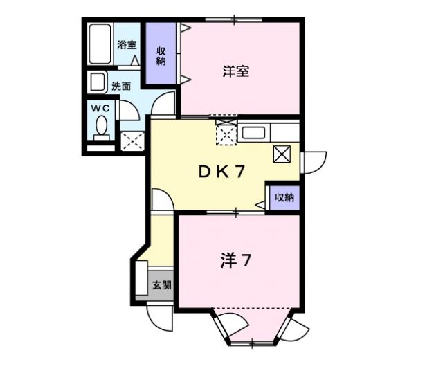 グリーンクレストの間取り