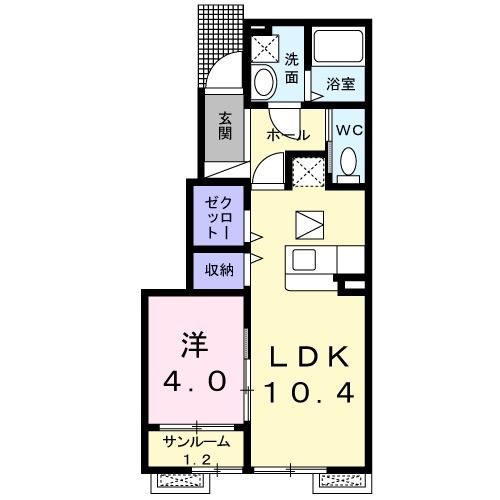 パグ－ロ　（ＰＡＧＵＲＯ）の間取り