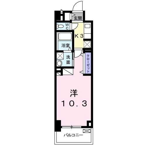 リヴェール武蔵砂川の間取り