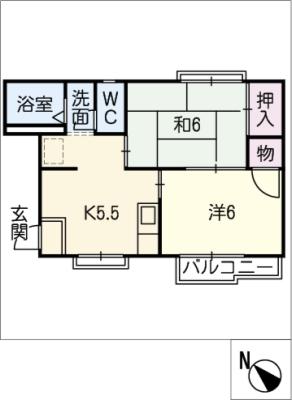 アネックス大根の間取り