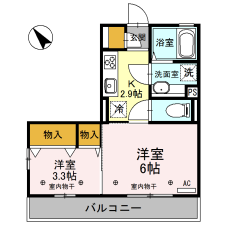 ウル・シャンティCの間取り