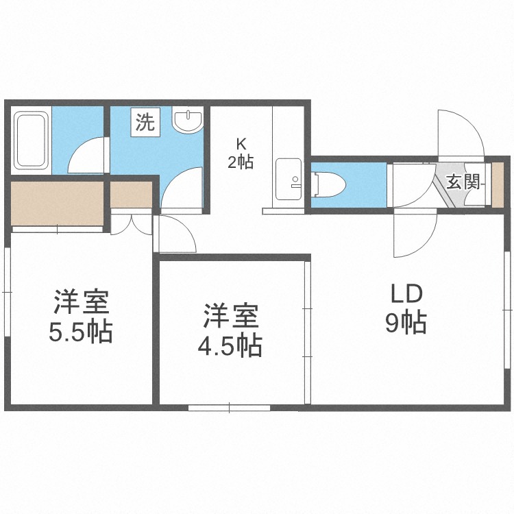 フィオーレパークの間取り