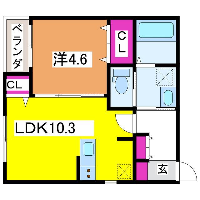 Ｒｏｏｍｓ川端町の間取り