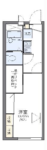 レオパレス西本町壱番館の間取り