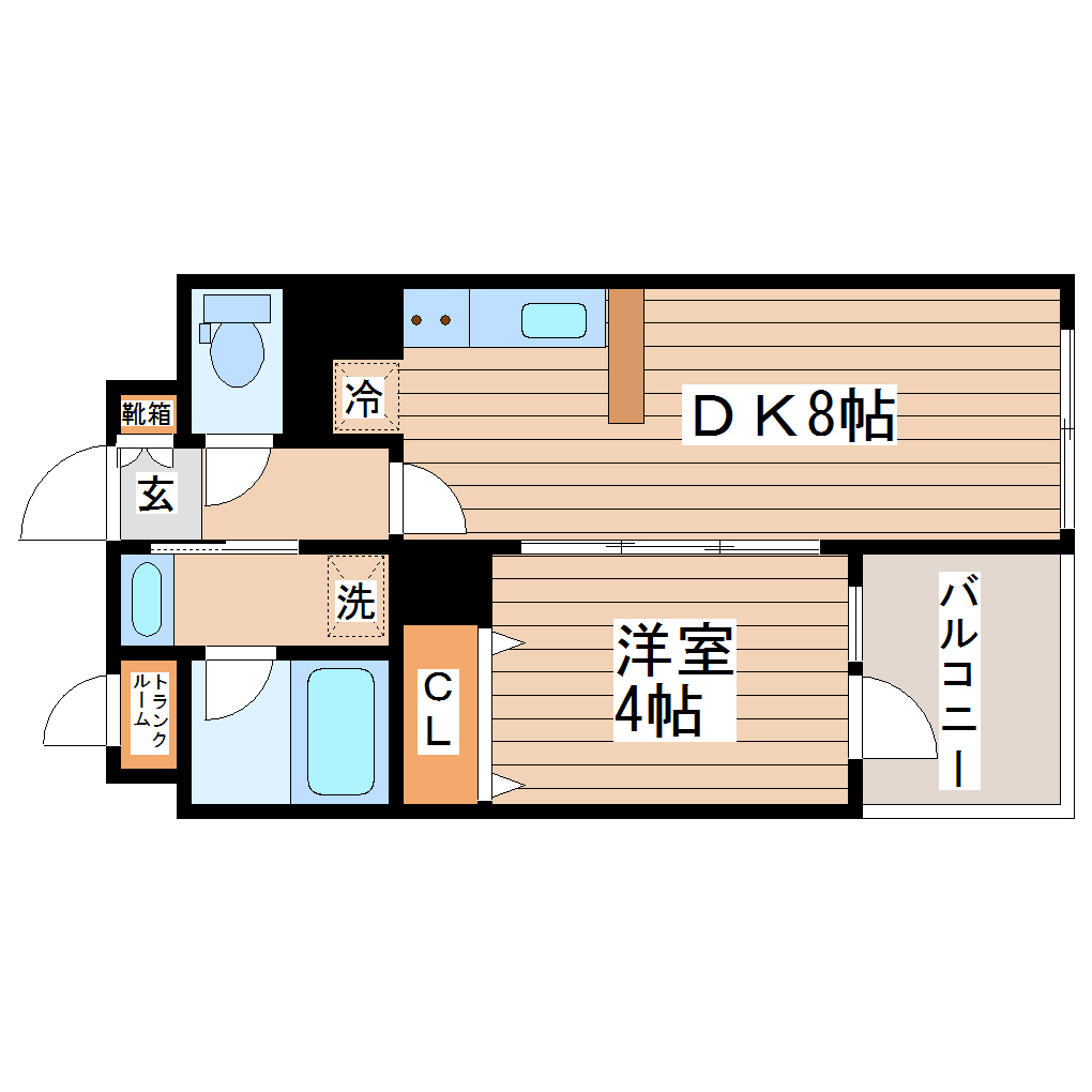 ソフィア宮城野の間取り