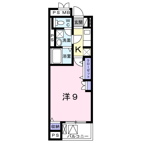 【流山市南流山のマンションの間取り】