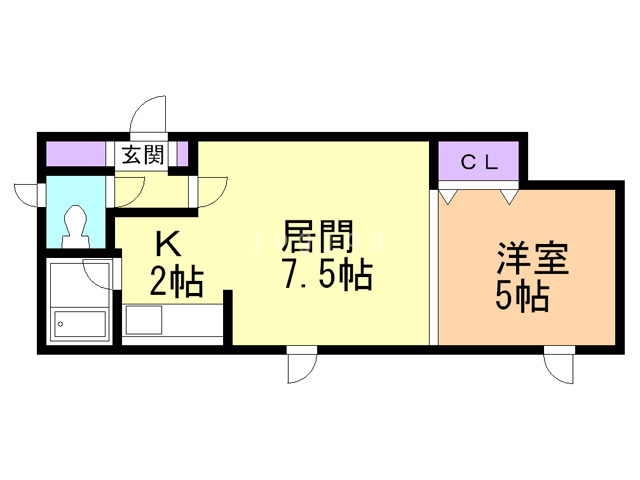 コンフォール札幌の間取り