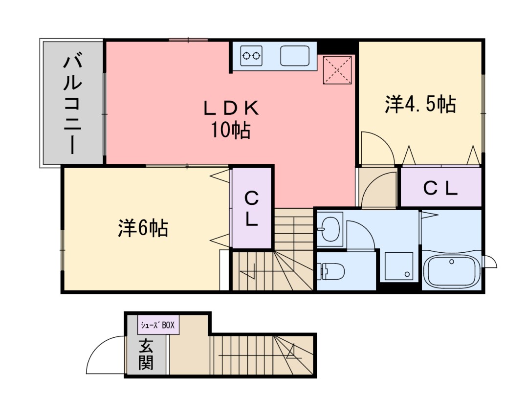 KAFURI21　IIの間取り